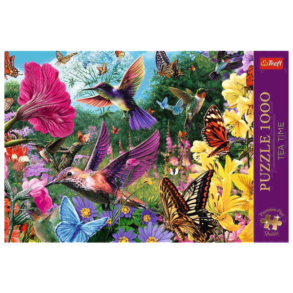 Puzzle Trefl Tea Time: Hummingbird Garden 12+/ Количество деталей: 1000 photo 1 Puzzle Trefl Tea Time: Hummingbird Garden 12+/ Количество деталей: 1000 photo 1