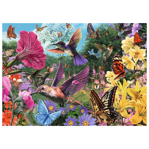 Puzzle Trefl Tea Time: Hummingbird Garden 12+/ Количество деталей: 1000 photo 2 Puzzle Trefl Tea Time: Hummingbird Garden 12+/ Количество деталей: 1000 photo 2