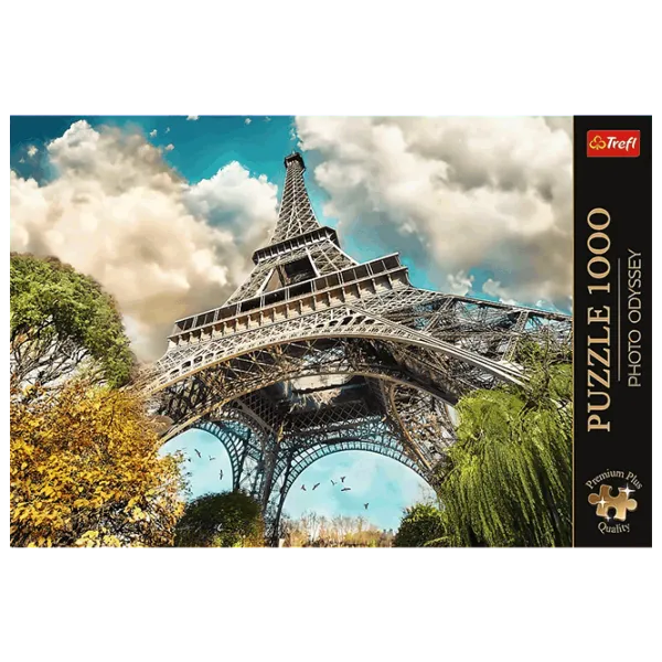 Puzzle Trefl Photo Odyssey: Eiffel Tower in Paris 12+/ Numărul de piese: 1000 photo 1 Puzzle Trefl Photo Odyssey: Eiffel Tower in Paris 12+/ Numărul de piese: 1000 photo 1
