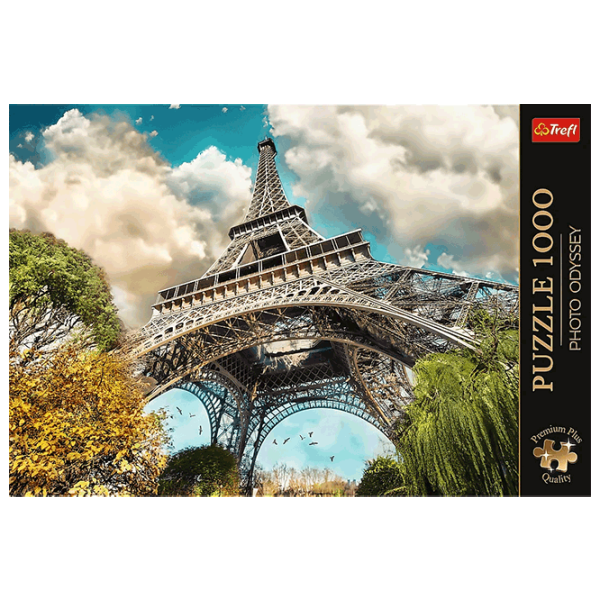 Puzzle Trefl Photo Odyssey: Eiffel Tower in Paris 12+/ Numărul de piese: 1000 photo 1 Puzzle Trefl Photo Odyssey: Eiffel Tower in Paris 12+/ Numărul de piese: 1000 photo 1