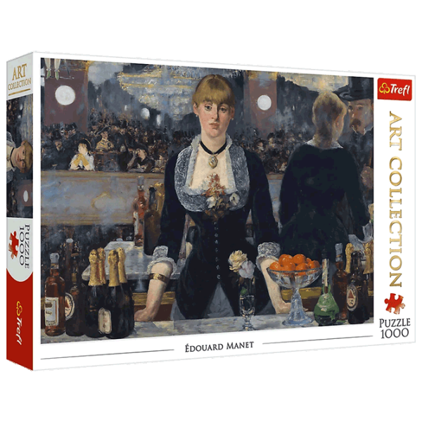 Puzzle Trefl A Bar at the Folies-Bergere 12+/ Количество деталей: 1000 photo 2