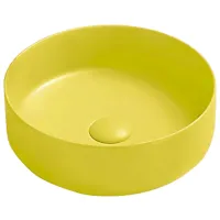Умывальник Imprese i11102MY Круглая / Над прилавком / Желтый