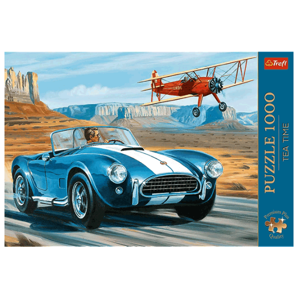 Puzzle Trefl Tea Time: The Desert Race 12+/ Numărul de piese: 1000 photo 1 Puzzle Trefl Tea Time: The Desert Race 12+/ Numărul de piese: 1000 photo 1