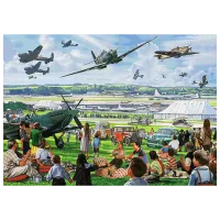 Puzzle Trefl Tea Time: Air Show 12+/ Numărul de piese: 1000 photo 3
