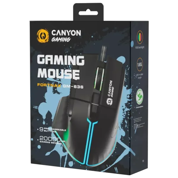 Mouse Canyon Fortnax GM-636 USB / Black photo 5