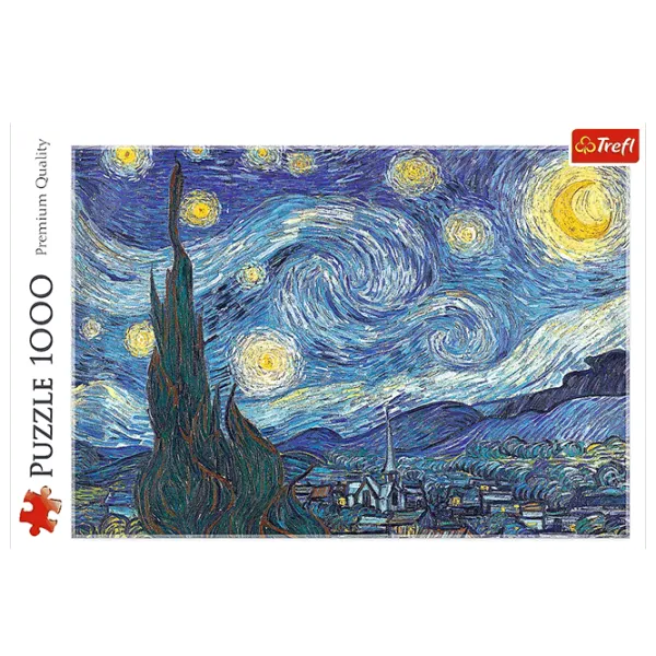 Puzzle Trefl The Starry Night 12+/ Numărul de piese: 1000 photo 1 Puzzle Trefl The Starry Night 12+/ Numărul de piese: 1000 photo 1