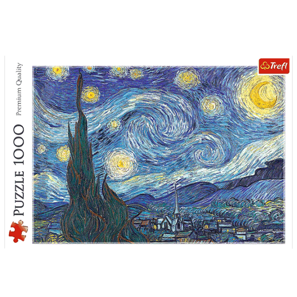 Puzzle Trefl The Starry Night 12+/ Numărul de piese: 1000 photo 1 Puzzle Trefl The Starry Night 12+/ Numărul de piese: 1000 photo 1