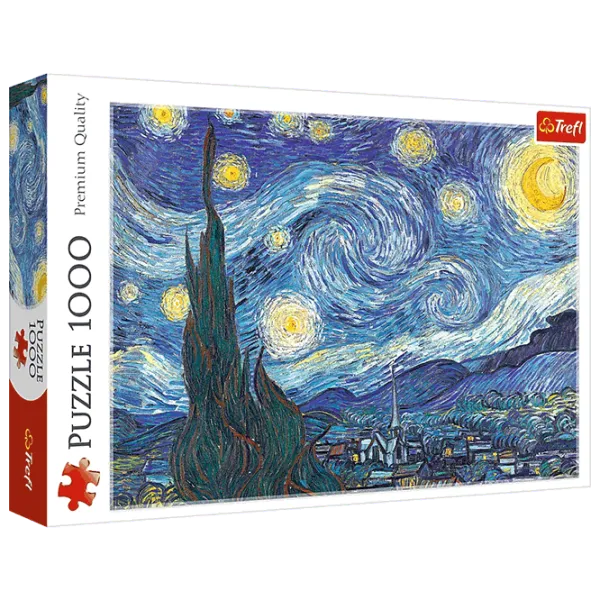 Puzzle Trefl The Starry Night 12+/ Numărul de piese: 1000 photo 3 Puzzle Trefl The Starry Night 12+/ Numărul de piese: 1000 photo 3