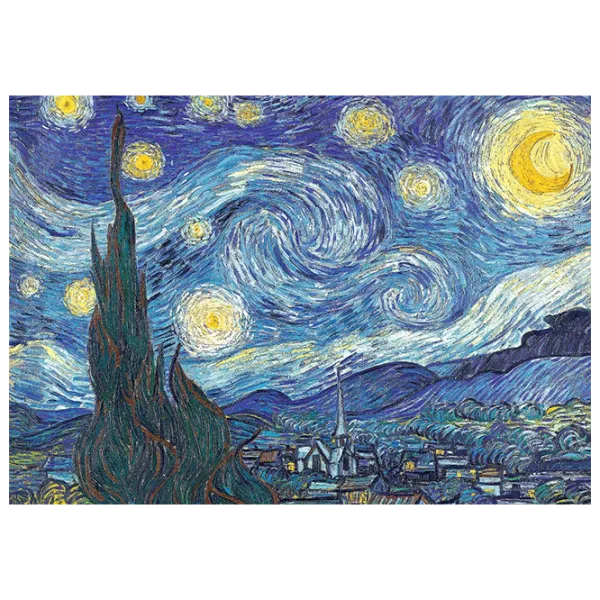 Puzzle Trefl The Starry Night 12+/ Numărul de piese: 1000 photo 4 Puzzle Trefl The Starry Night 12+/ Numărul de piese: 1000 photo 4