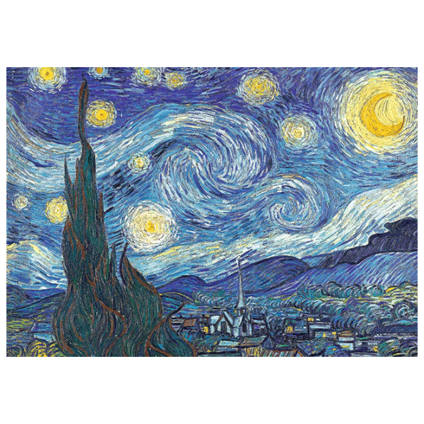 Puzzle Trefl The Starry Night 12+/ Numărul de piese: 1000 photo 4 Puzzle Trefl The Starry Night 12+/ Numărul de piese: 1000 photo 4