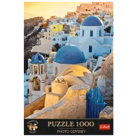 Puzzle Trefl Photo Odyssey: Town of Oia 12+/ Numărul de piese: 1000