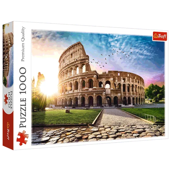 Puzzle Trefl Sun-drenched Colosseum 10+/ Количество деталей: 1000 photo 2