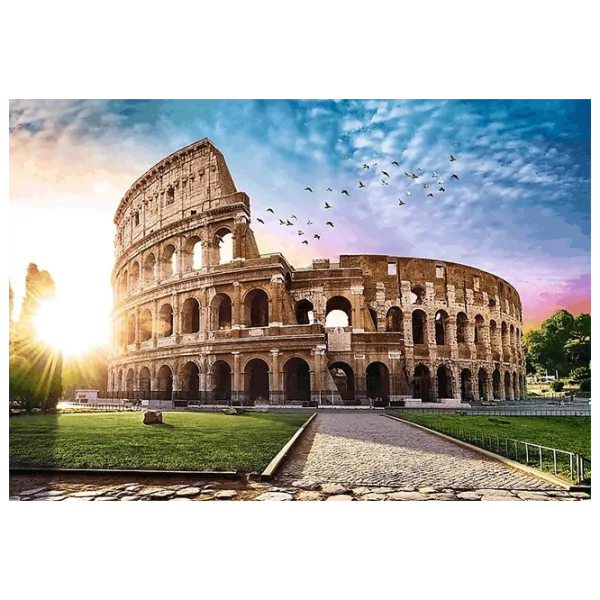 Puzzle Trefl Sun-drenched Colosseum 10+/ Количество деталей: 1000 photo 3