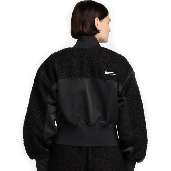 Ветровка для девочек Nike W Nsw Clcctn Shrpa Bmbr Mbrshp XL / Черный photo 3