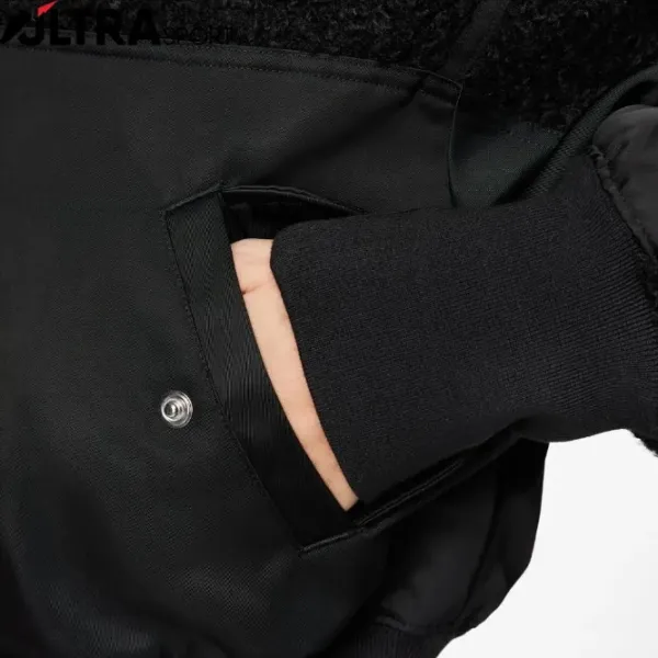 Ветровка для девочек Nike W Nsw Clcctn Shrpa Bmbr Mbrshp XL / Черный photo 4