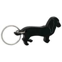 Брелок Munkees Bottle Opener Dachshund  / Черный