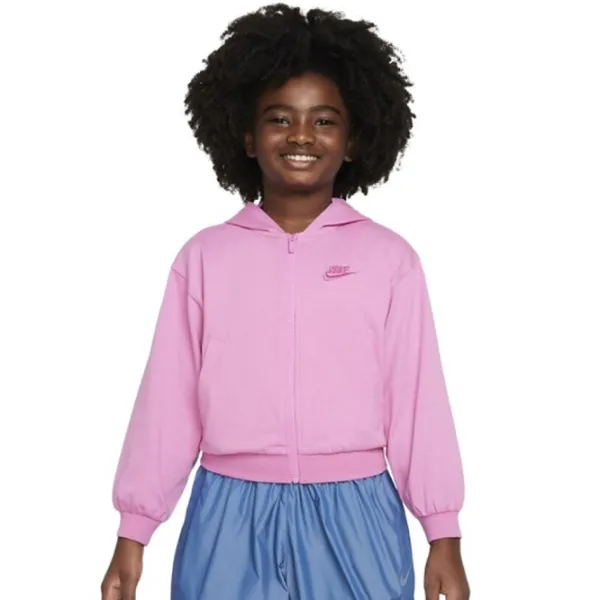 Толстовка для девочек Nike Nsw Fz Hdy Jsy Lbr XL / Пурпурный photo 2 Толстовка для девочек Nike Nsw Fz Hdy Jsy Lbr XL / Пурпурный photo 2