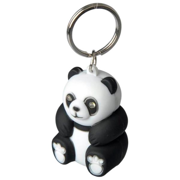 Breloc Munkees Panda LED Light Plastic / White photo 1