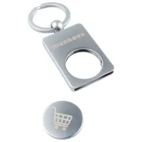 Брелок Munkees Shopping Cart Chip Mount Металл / Серебряный