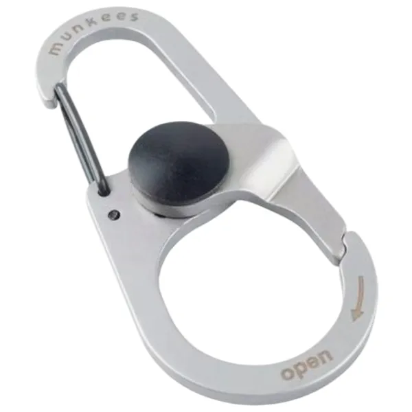 Breloc Munkees Stainless Steel Carabiner Oțel / Silver photo 1 Breloc Munkees Stainless Steel Carabiner Oțel / Silver photo 1