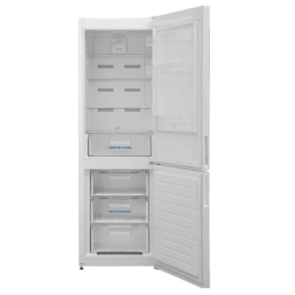 Frigider Daewoo CKM0389EPEA0 cu congelator jos 325 l / 201 cm / Inox photo 2