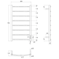 Uscător de prosoape Imprese i-Heat Electric photo 3