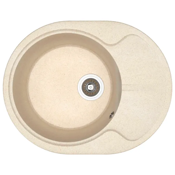 Chiuvetă Dr.Gans Berta 620 58 x 47 / Piatră artificială / Beige Latte photo 1