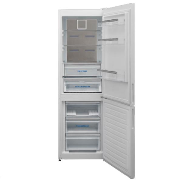Frigider Daewoo CKM0373ELRA8 cu congelator jos 331 l / 186 cm / Inox photo 2