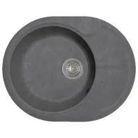 Chiuvetă Dr.Gans Berta 620 58 x 47 / Piatră artificială / Grafit