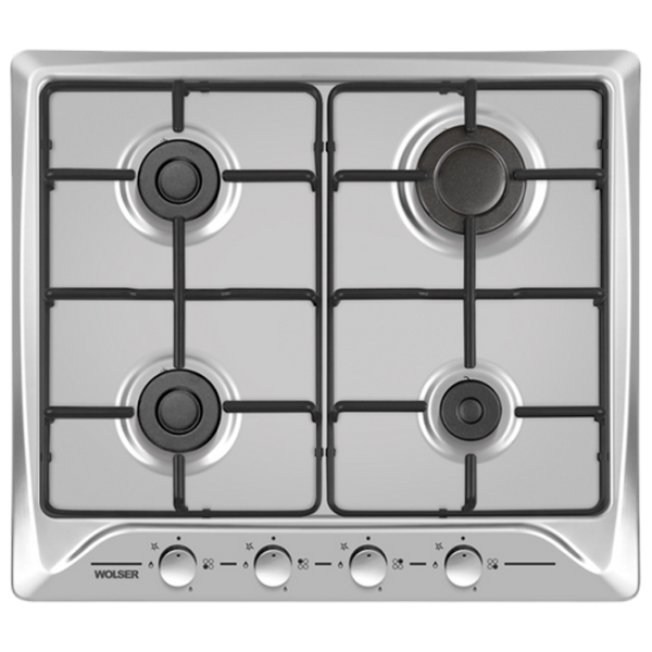 Plită încorporabilă pe gaz Wolser WL-F 6400 Oțel emailat / Inox photo 1