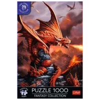 Puzzle Trefl Fantasy Collection: Fire Dragon 12+/ Numărul de piese: 1000 photo 2