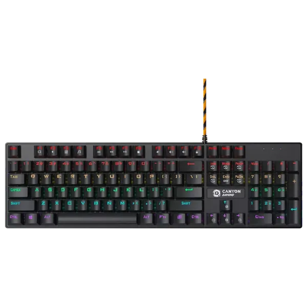 Tastatură Canyon Deimos GK-4 Cu fir / Black photo 1
