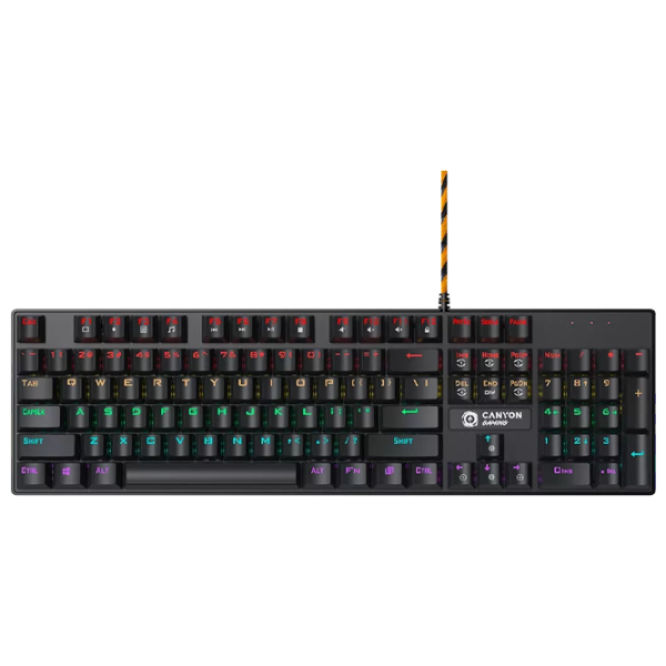 Tastatură Canyon Deimos GK-4 Cu fir / Black photo 1