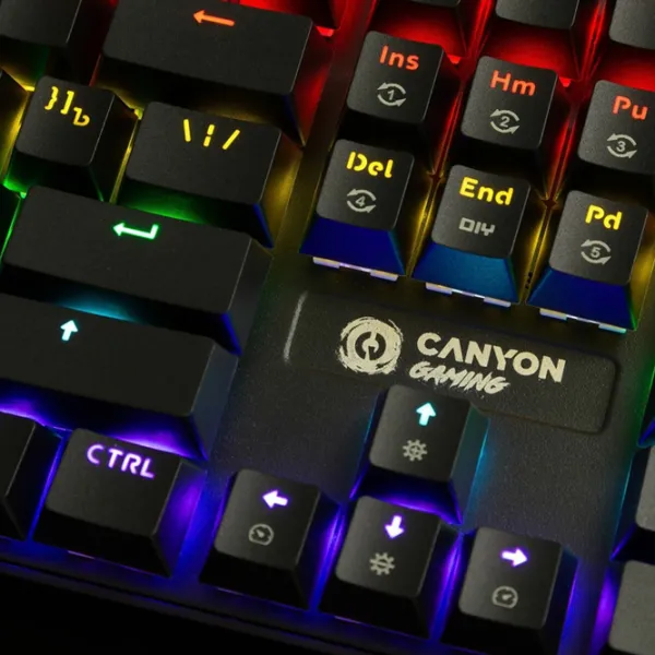 Tastatură Canyon Deimos GK-4 Cu fir / Black photo 3