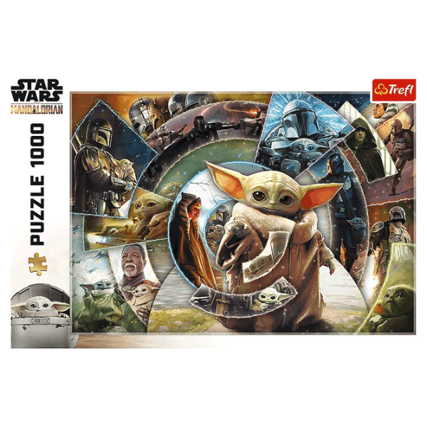 Puzzle Trefl Grogu's Journey 12+/ Количество деталей: 1000 photo 2