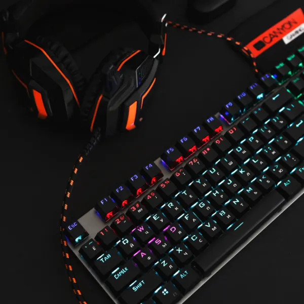 Tastatură Canyon Nightfall GK-7 Cu fir / Black photo 3