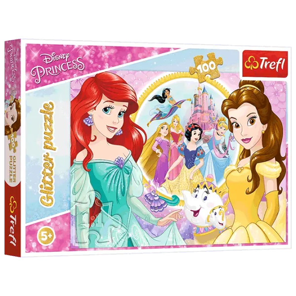 Puzzle Trefl Memories of Bella and Ariel 5+/ Количество деталей: 100 photo 1