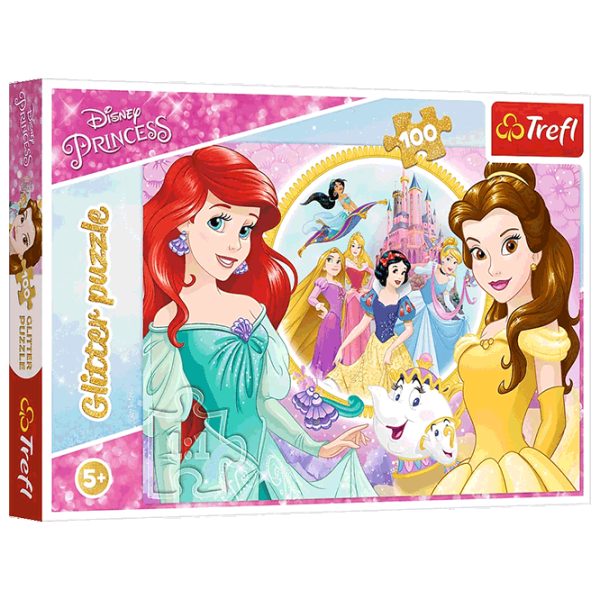 Puzzle Trefl Memories of Bella and Ariel 5+/ Количество деталей: 100 photo 1