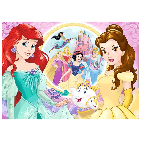 Puzzle Trefl Memories of Bella and Ariel 5+/ Количество деталей: 100 photo 2
