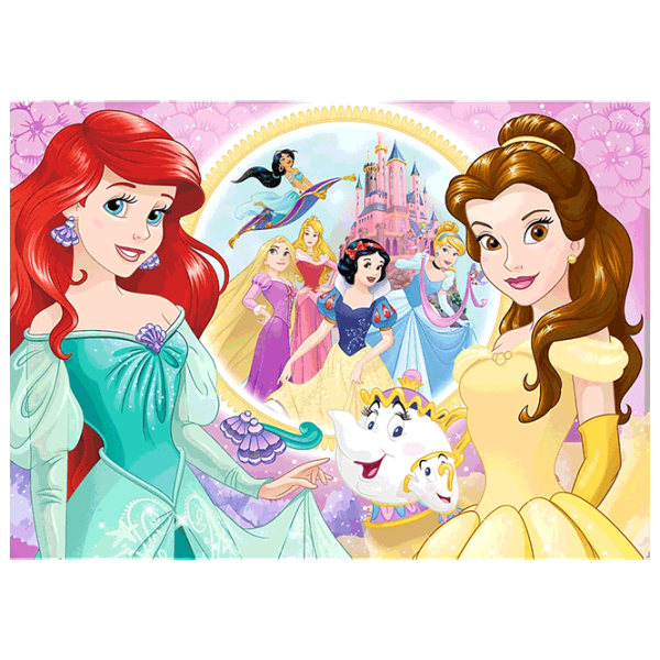 Puzzle Trefl Memories of Bella and Ariel 5+/ Количество деталей: 100 photo 2