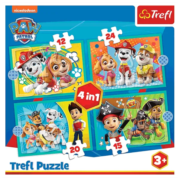 Puzzle Trefl Happy Paw Patrol team 3+/ Numărul de piese: 71 photo 1 Puzzle Trefl Happy Paw Patrol team 3+/ Numărul de piese: 71 photo 1