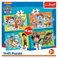 Puzzle Trefl Happy Paw Patrol team 3+/ Количество деталей: 71