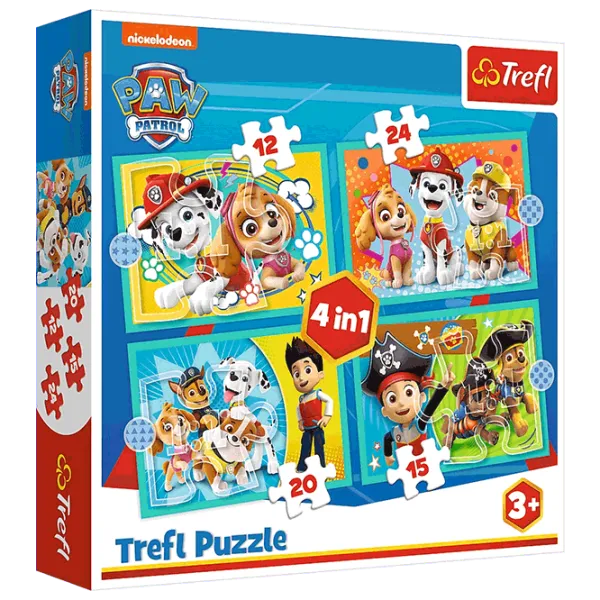 Puzzle Trefl Happy Paw Patrol team 3+/ Numărul de piese: 71 photo 2 Puzzle Trefl Happy Paw Patrol team 3+/ Numărul de piese: 71 photo 2