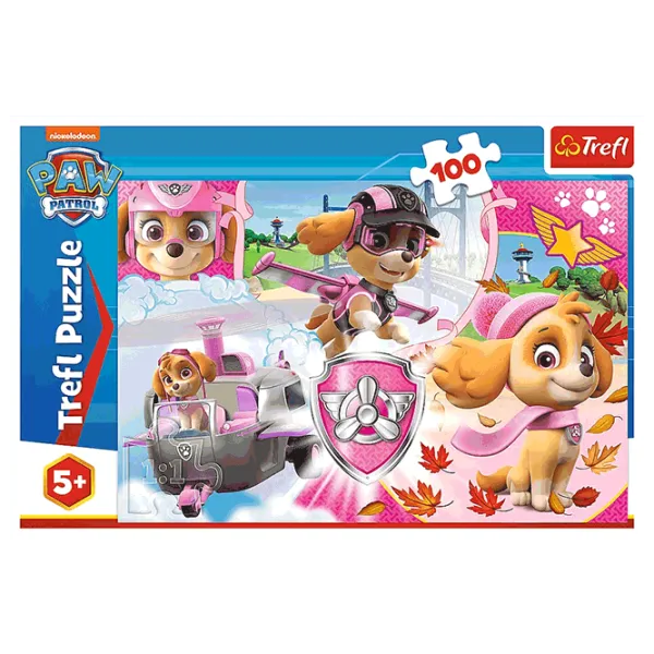 Puzzle Trefl Skye in action 5+/ Количество деталей: 100 photo 3 Puzzle Trefl Skye in action 5+/ Количество деталей: 100 photo 3