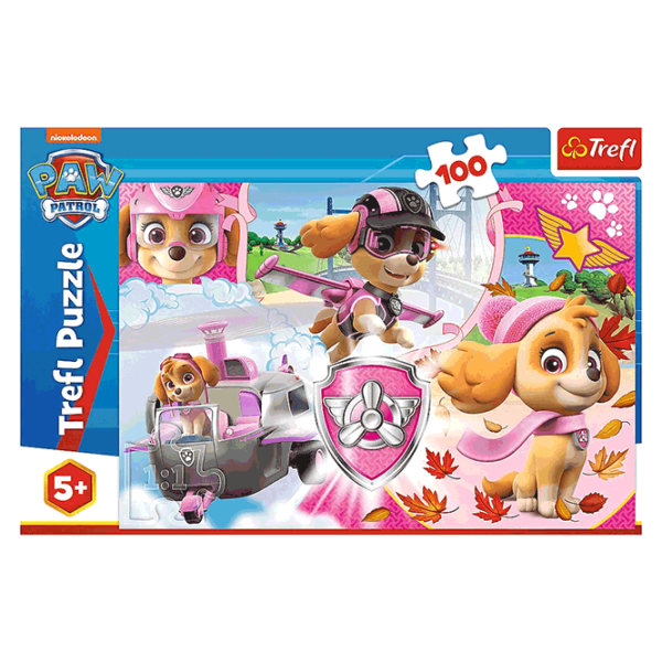 Puzzle Trefl Skye in action 5+/ Количество деталей: 100 photo 3 Puzzle Trefl Skye in action 5+/ Количество деталей: 100 photo 3