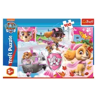 Puzzle Trefl Skye in action 5+/ Numărul de piese: 100 photo 3