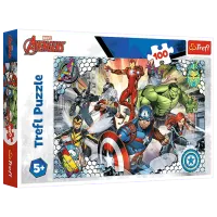 Puzzle Trefl Famous Avengers 5+/ Numărul de piese: 100