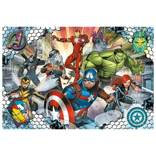 Puzzle Trefl Famous Avengers 5+/ Numărul de piese: 100 photo 3 Puzzle Trefl Famous Avengers 5+/ Numărul de piese: 100 photo 3