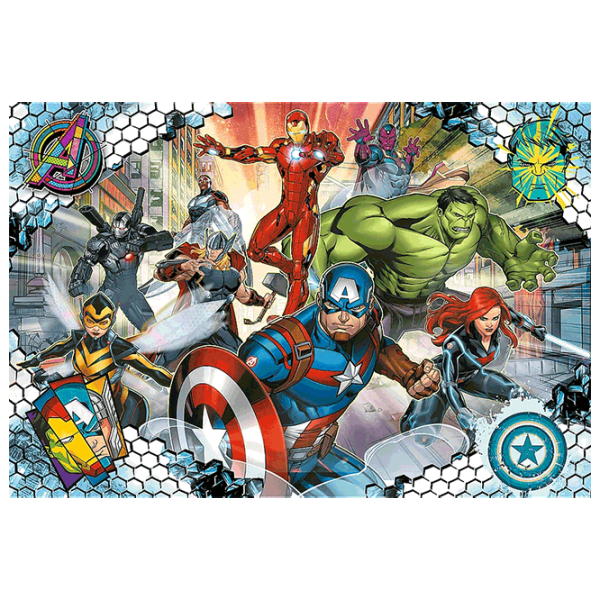 Puzzle Trefl Famous Avengers 5+/ Numărul de piese: 100 photo 3 Puzzle Trefl Famous Avengers 5+/ Numărul de piese: 100 photo 3