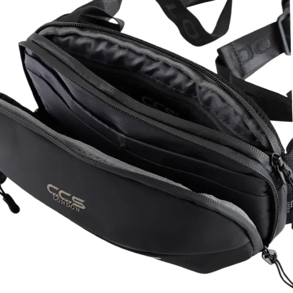 Geanta de talie CCS 31416  / Gray Black /  photo 2 Geanta de talie CCS 31416  / Gray Black /  photo 2